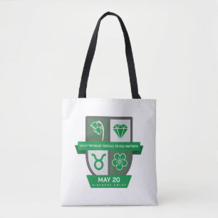 Tote Bag Cimier d'anniversaire du Taureau™ pour le 1er-20 m