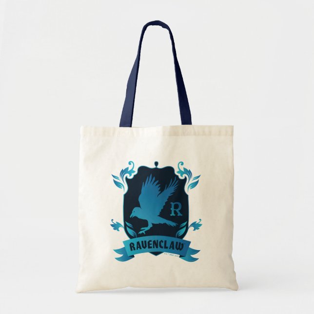 Tote Bag Cimier de maison ORNÉ RAVENCLAW™ (Devant)