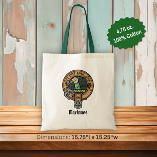 Tote Bag Cimier du clan MacInnes sur tartan