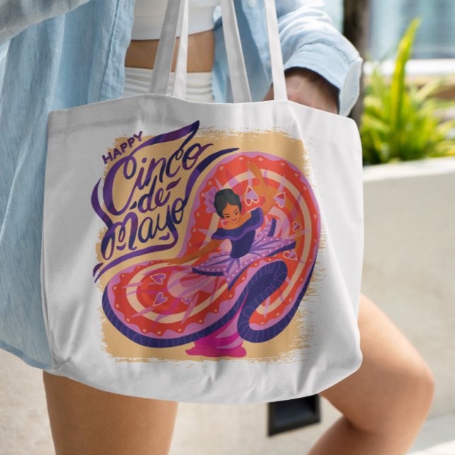 Tote Bag Cinco De Mayo Danseuse (Créateur téléchargé)
