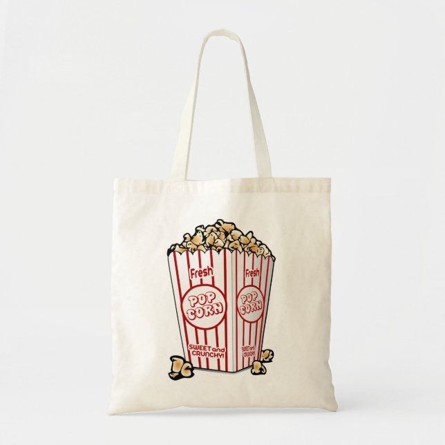 Tote Bag cinéma popcorn (Devant)
