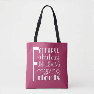 Tote Bag Cinq attributs de l'amitié