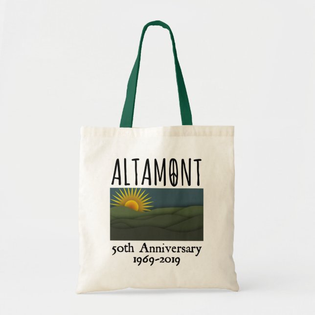 Tote Bag Cinquante ans Altamont Speedway Free Concert 1969 (Devant)
