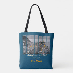 Tote Bag Cinque Terre Vernazza Italie Souvenir vintage