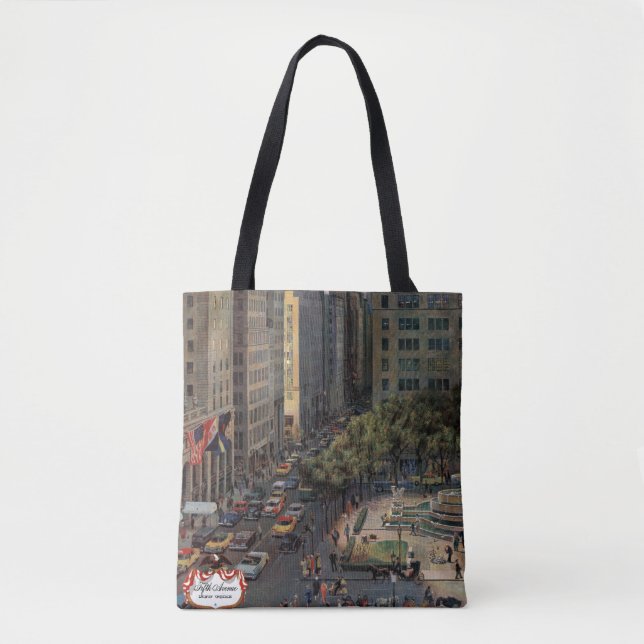 Tote Bag Cinquième avenue par John Falter (Devant)