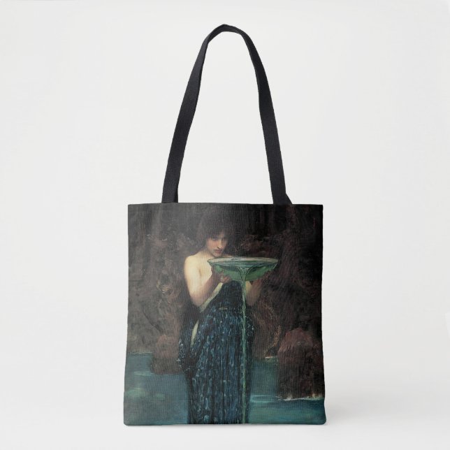 Tote Bag Circé Invidieuse par John William Waterhouse (Devant)