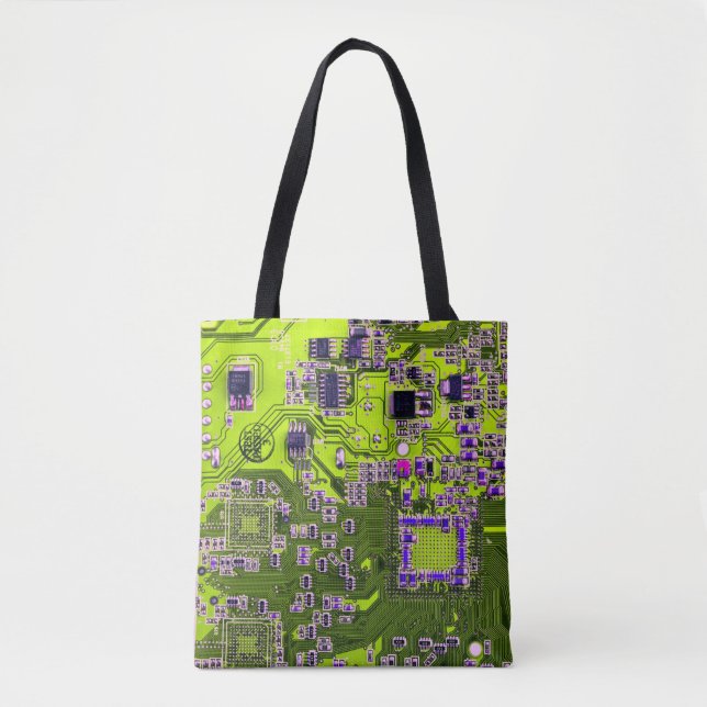 Tote Bag Circuit imprimé circuit imprimé circuit imprimé ca (Devant)