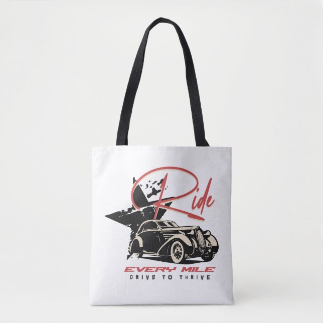 Tote Bag Circuler à chaque kilomètre (Devant)