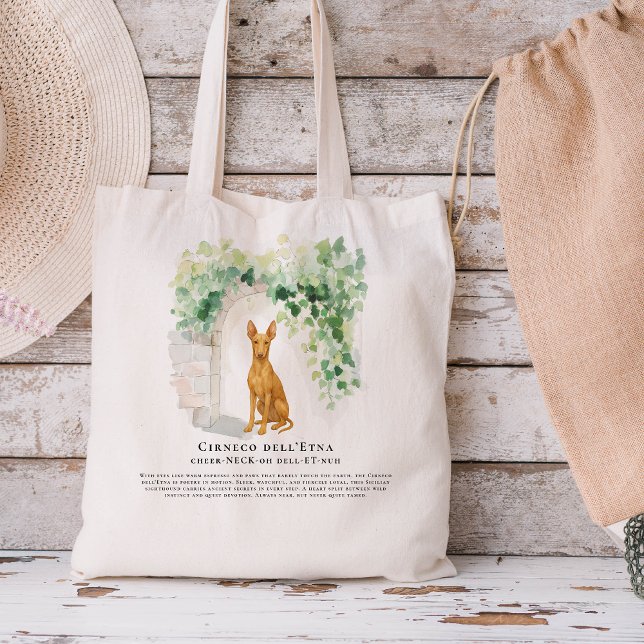 Tote Bag Cirneco dell’Etna | Citation de race de chien à l' (Créateur téléchargé)