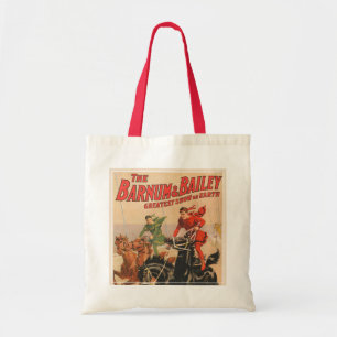 Tote Bag Cirque Avec Des Hommes À Cheval.