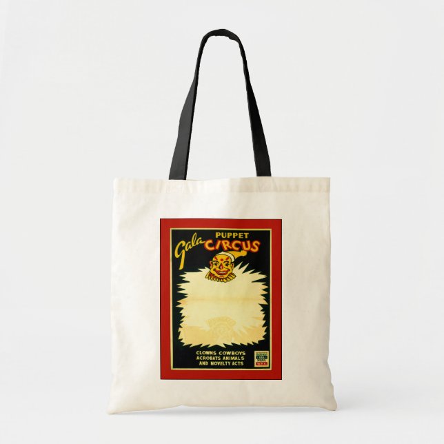Tote Bag Cirque de marionnette (Devant)