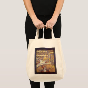 Tote Bag Cirque par Georges Seurat, Art Pointillisme Vintag