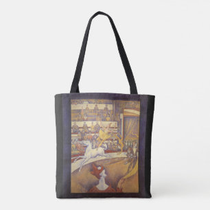 Tote Bag Cirque par Georges Seurat, Art Pointillisme Vintag