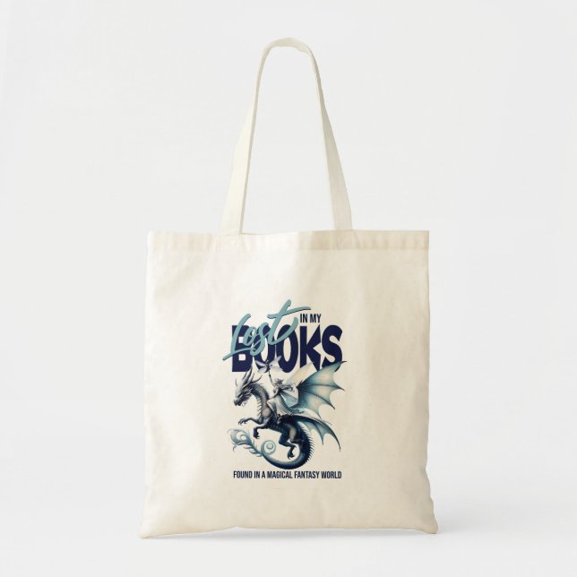 Tote Bag Citation amoureuse du livre Dragon and Fairy & Ima (Devant)