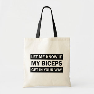 Tote Bag Citation amusante de remise en forme de salle de s