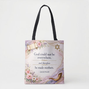 Tote Bag Citation biblique juive messianique - Verset bibli