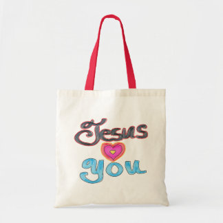 Tote Bag Citation chrétienne Jésus vous aime 