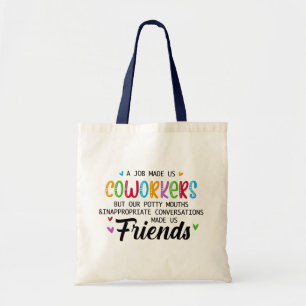 Tote Bag Citation Coworker - Travail Fait Nous Coworkers Am