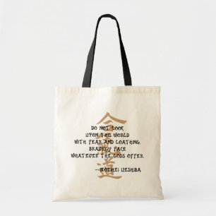 Tote Bag Citation d'Aikido