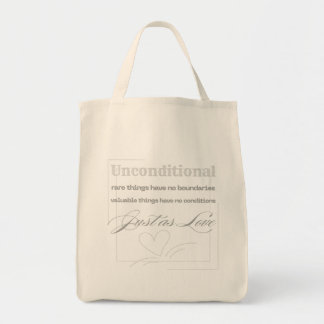 Tote Bag Citation d'amour inconditionnel