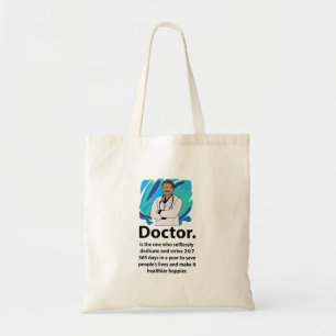 Tote Bag Citation d'appréciation pour les médecins
