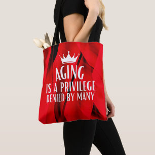 Tote Bag Citation d'appréciation Vieillissement Grand-paren