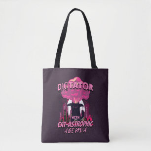 Tote Bag Citation de chat en colère drôle catastrophique