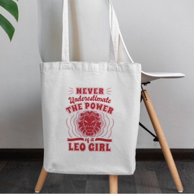 Tote Bag Citation de fille Leo (Créateur téléchargé)