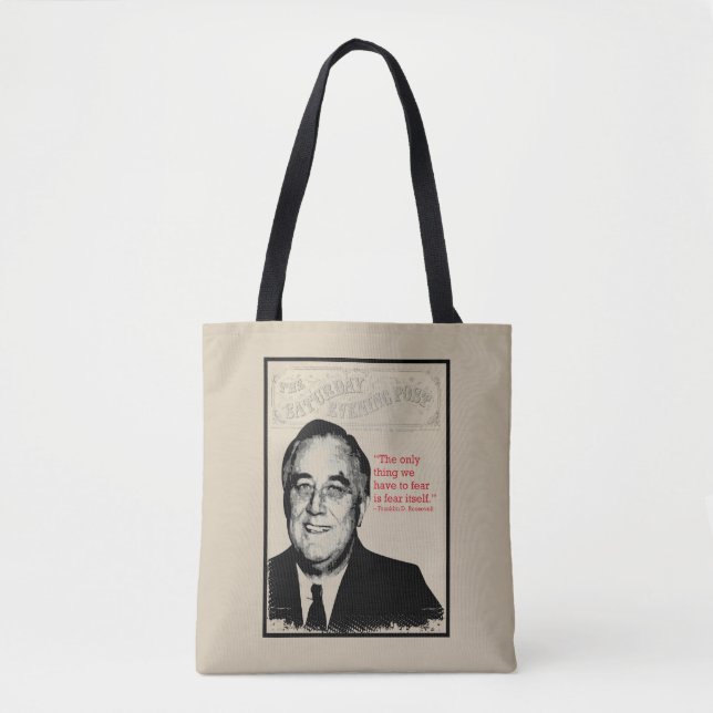 Tote Bag Citation de Franklin D. Roosevelt (Devant)