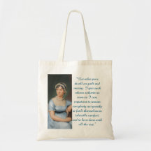 Citation de Jane Austen (Bleu)