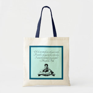Tote Bag Citation de Jane Austen – Mansfield Park Vintage
