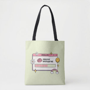 Tote Bag Citation de l'auto-soin pour l'installation de lim