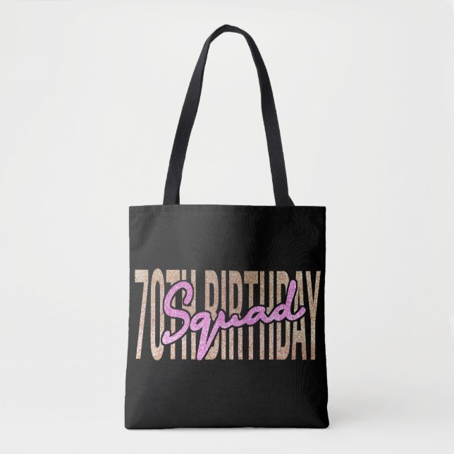 Tote Bag Citation de l'équipe du 70e anniversaire (Devant)