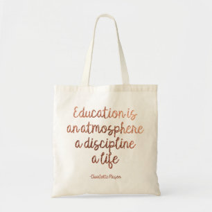 Tote Bag Citation de maçon de Charlotte