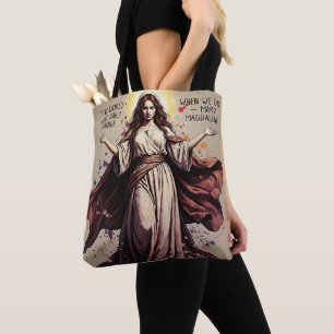 Tote Bag Citation de Marie Madeleine Art Vintage