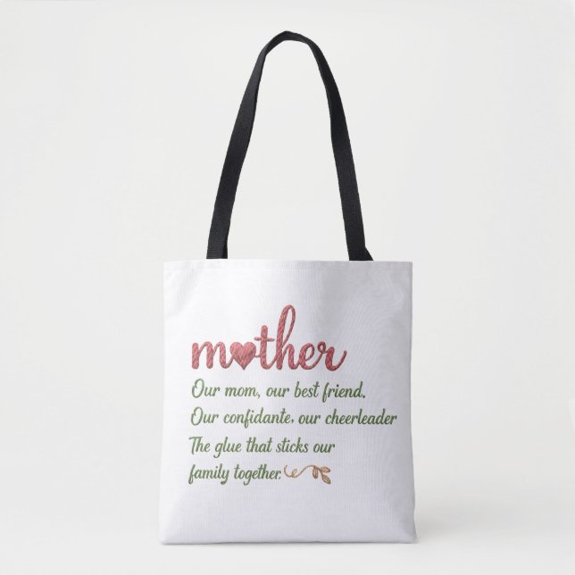 Tote Bag Citation de Mère Hommage (Devant)
