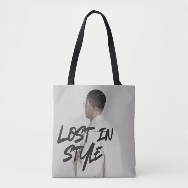 Tote Bag Citation de mode minimaliste (Devant)