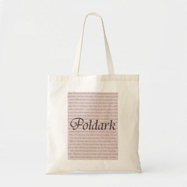 Tote Bag Citation de Poldark (Devant)