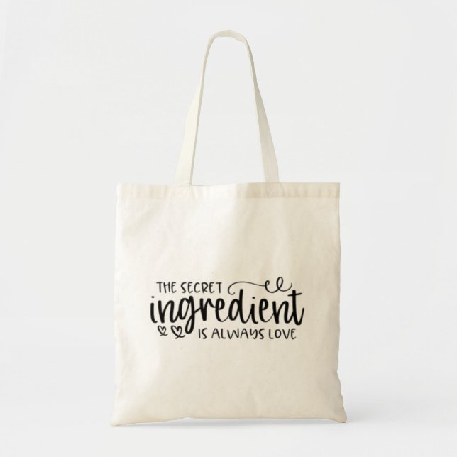 Tote Bag Citation de style Noir significatif (Devant)
