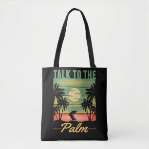 Tote Bag Citation de vacances Hommes Femmes Palms Sarcastiq