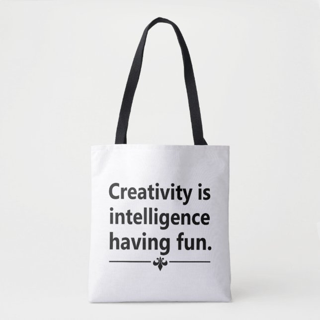 Tote Bag Citation de vie motivante (Devant)