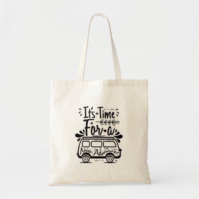 Tote Bag Citation de voiture noire (Devant)