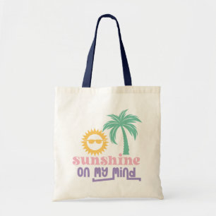 Tote Bag Citation d'été Boho Retro