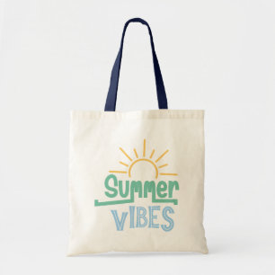 Tote Bag Citation d'été Boho Retro