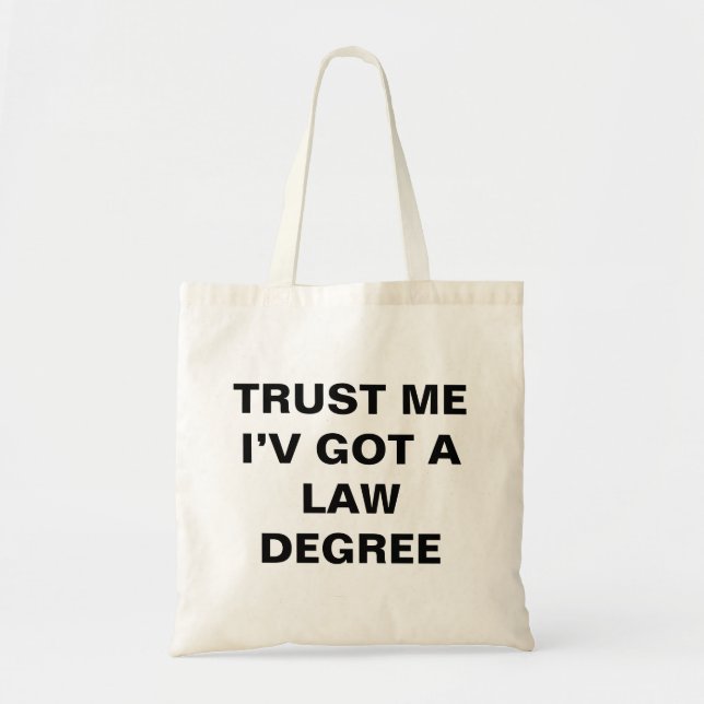 Tote Bag Citation d'Humour pour l'Avocat de la Faculté de d (Devant)