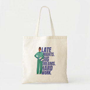 Tote Bag Citation d'infirmière travailleuse acharnée