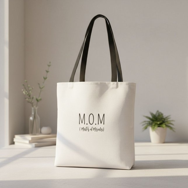 Tote Bag Citation drôle d'humour typographique inspirant  (Créateur téléchargé)