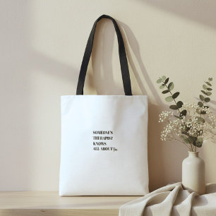 Tote Bag Citation drôle humour typographie inspirante