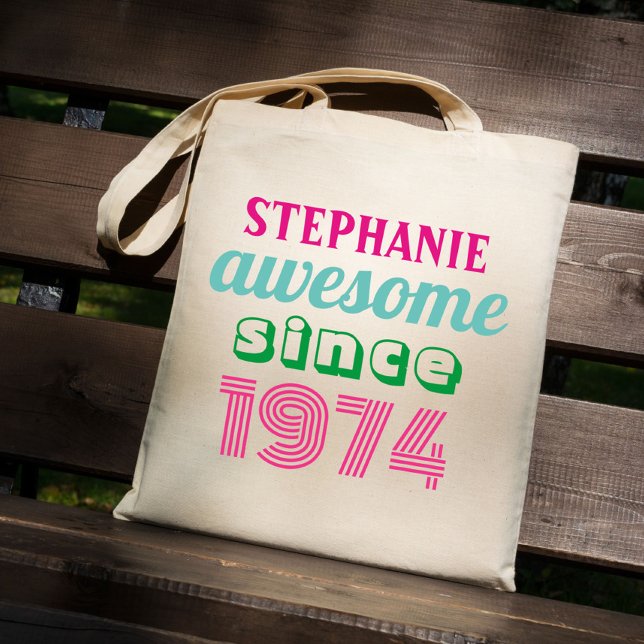 Tote Bag Citation drôle pour 50 ans  (Créateur téléchargé)