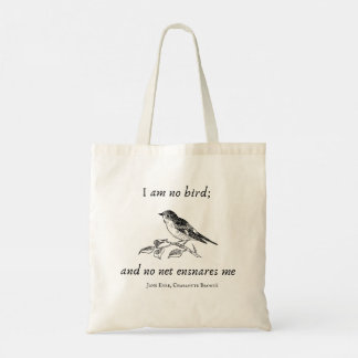 Tote Bag Citation du livre Jane Eyre Charlotte Bronte